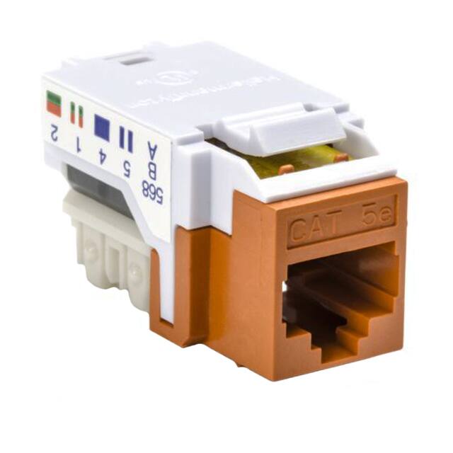 RJ45FC5EB-ORN HellermannTyton  Inserciones Keystone